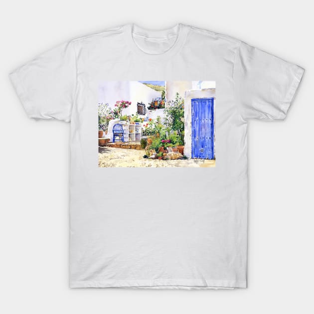 An Andalucian Patio T-Shirt by margaretmerry